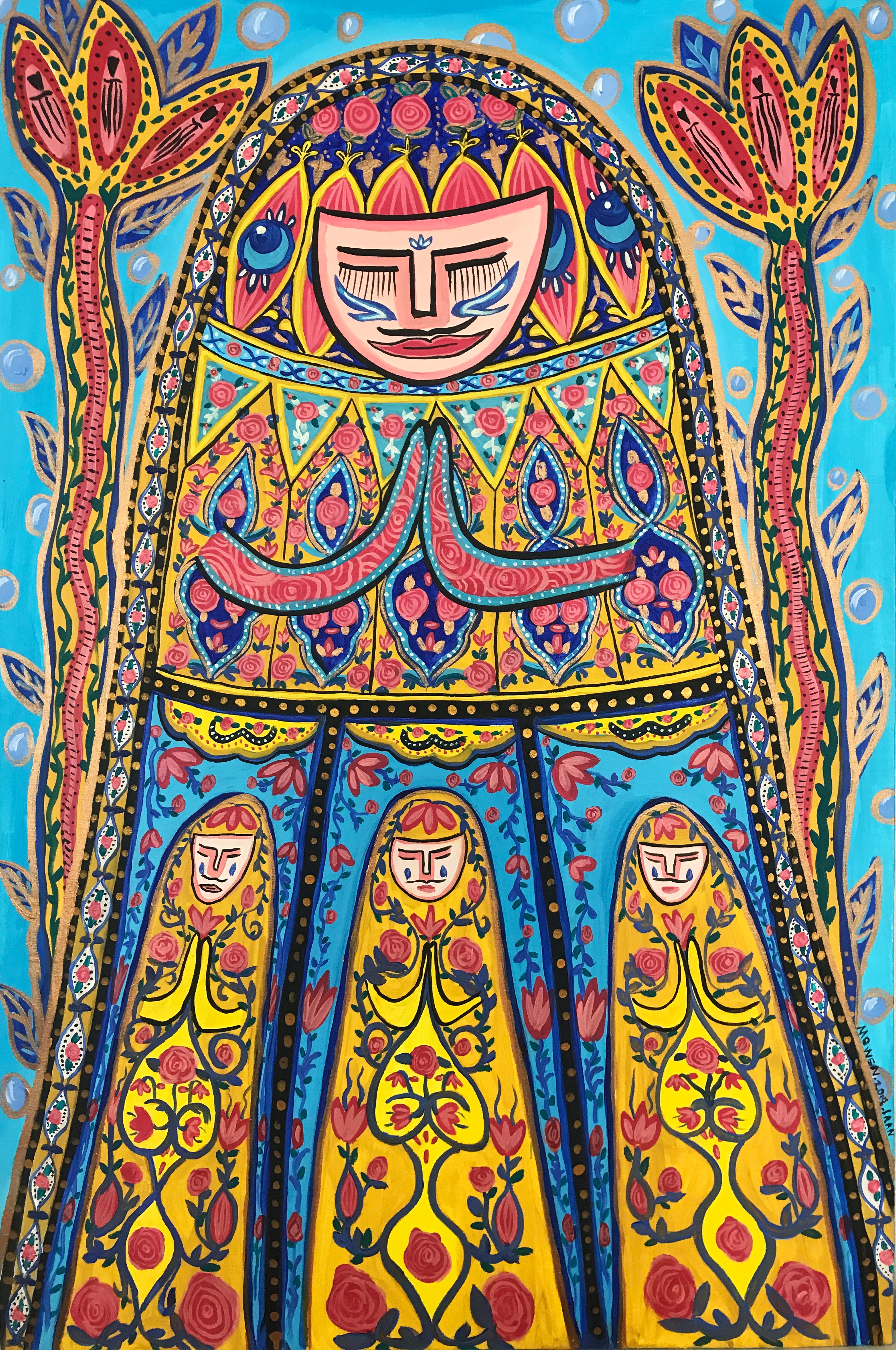 the Persian Princess in Pray(inspired by Shiraz)