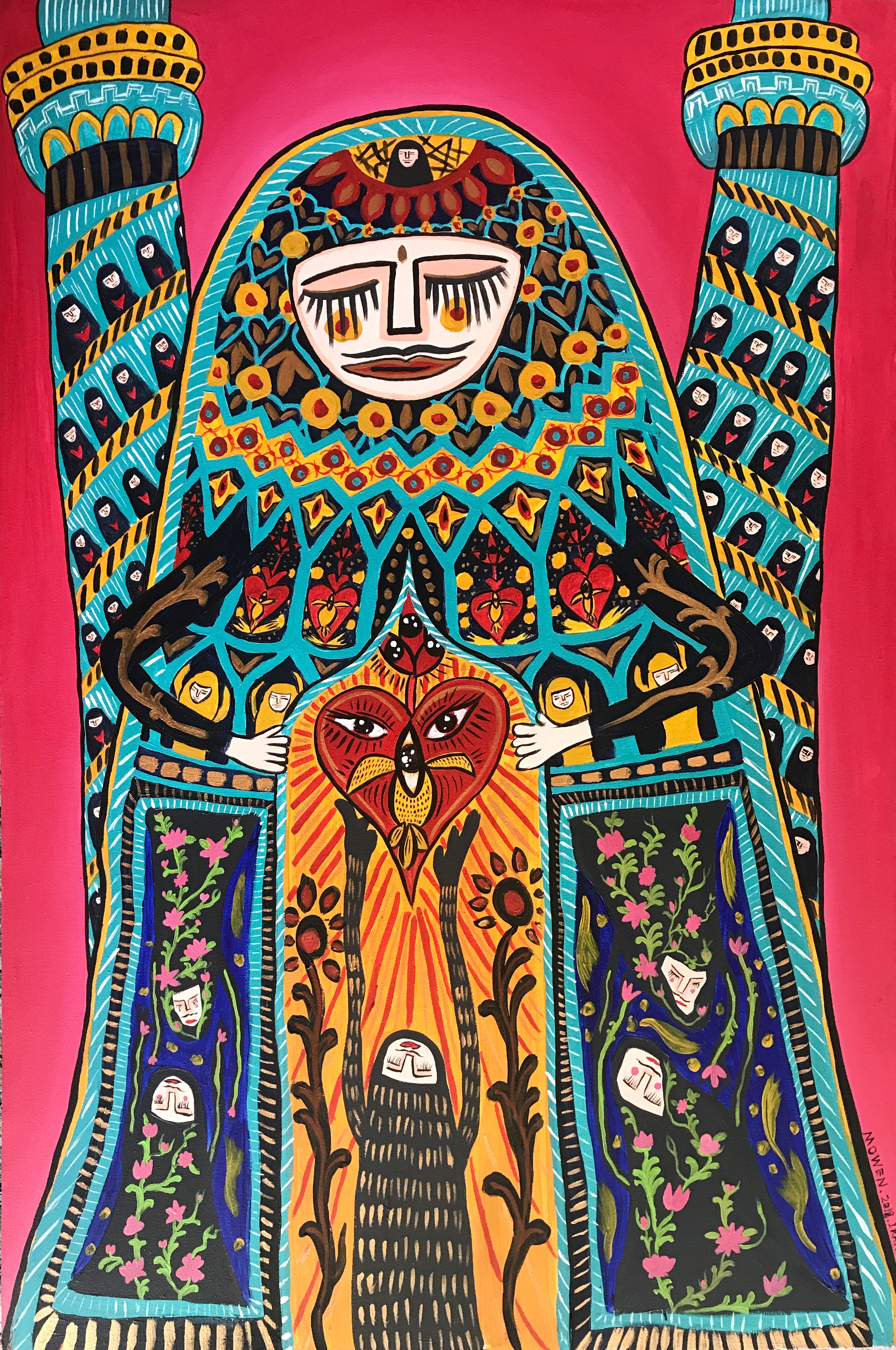 the Persian Princess in Belif(inspired by Esfahan)